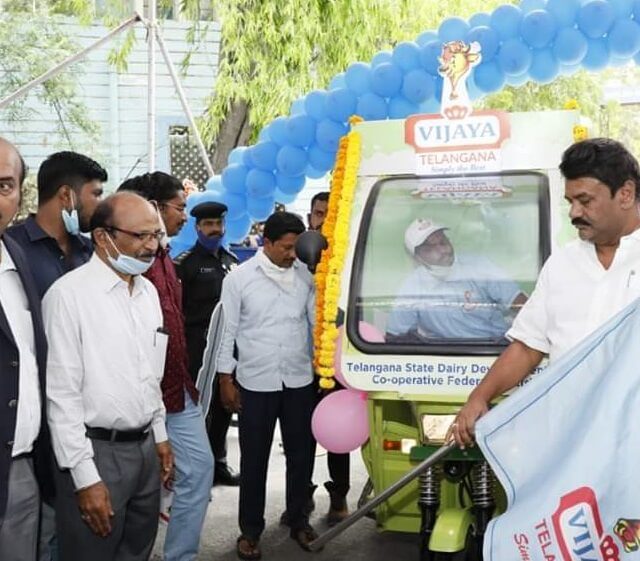 Vijaya Dairy Electric vehicle Launch